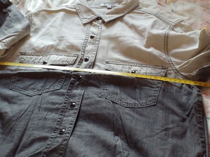 Chemise bicolores taille 38 très bon état - photo numéro 4