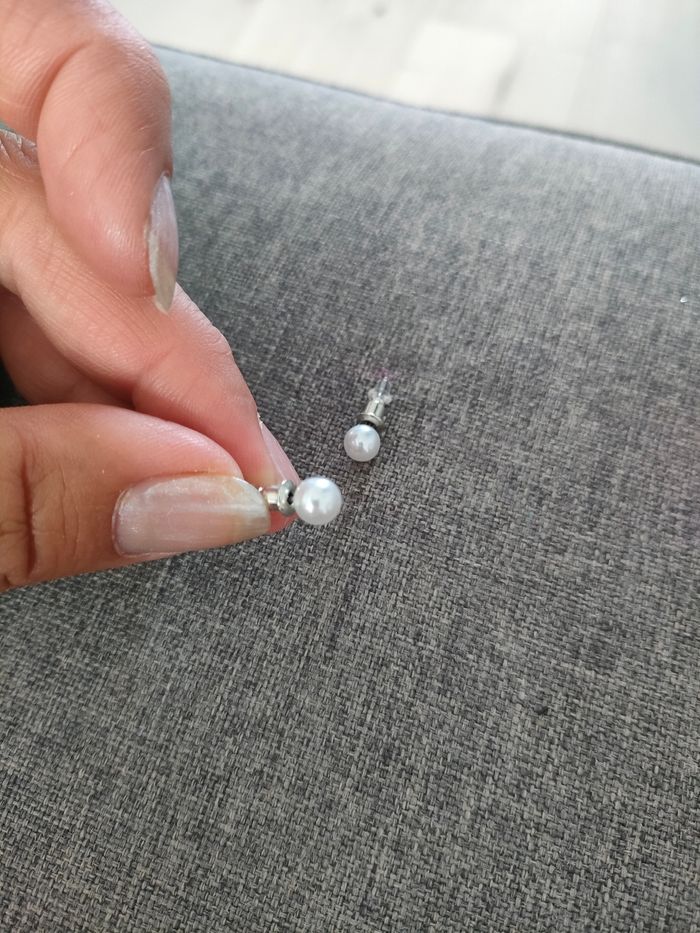 Boucles d'oreilles perle