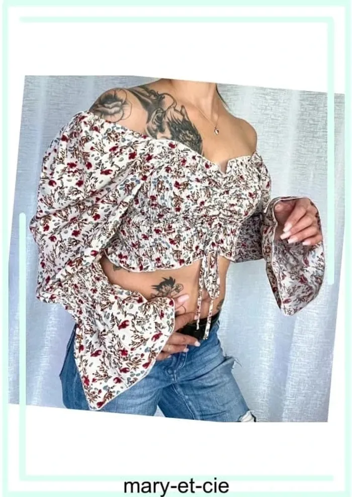 SOLDE - Top peplum taille unique - photo numéro 8