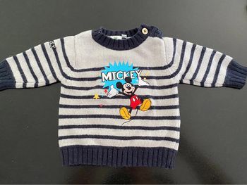 Pull rayé Mickey