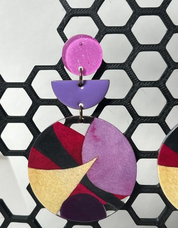 Boucles d’oreilles Fantaisie estivale - photo numéro 2