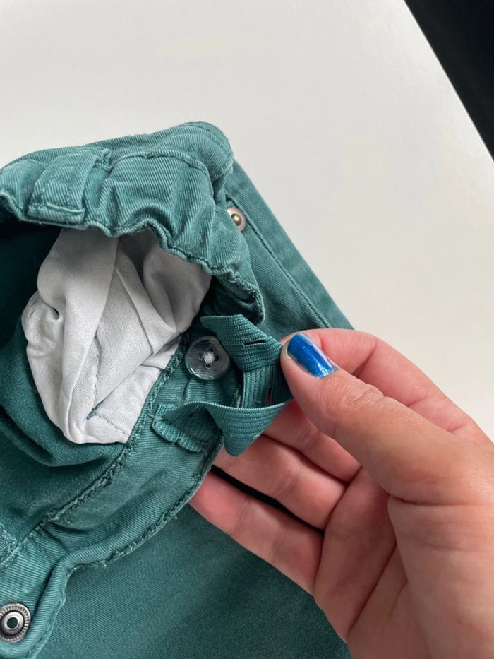 Pantalon taille 12 ans couleur vert marque Lili marelle - photo numéro 4