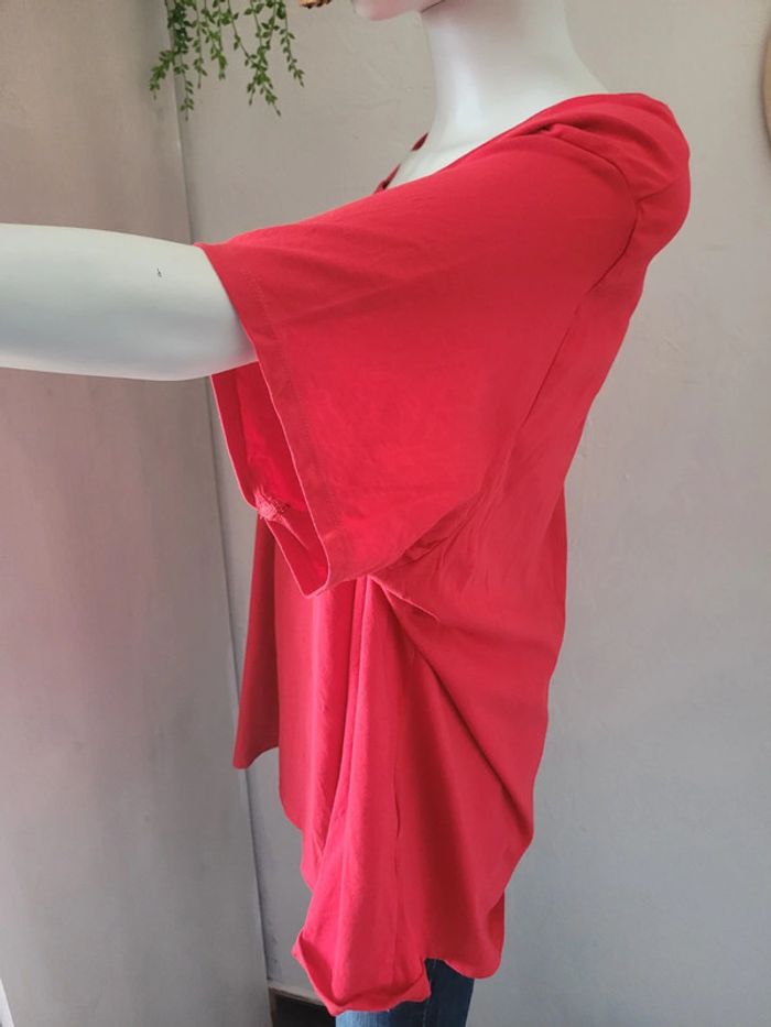 T shirt rouge grande taille - photo numéro 5