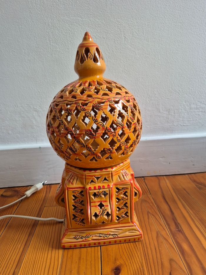 Lampe orientale céramique - photo numéro 3
