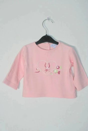 Haut manches longues rose 3m