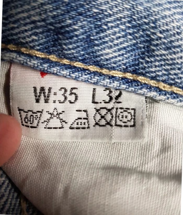 Jean Levi's 501 W35 L32 Bleu Vintage - photo numéro 11