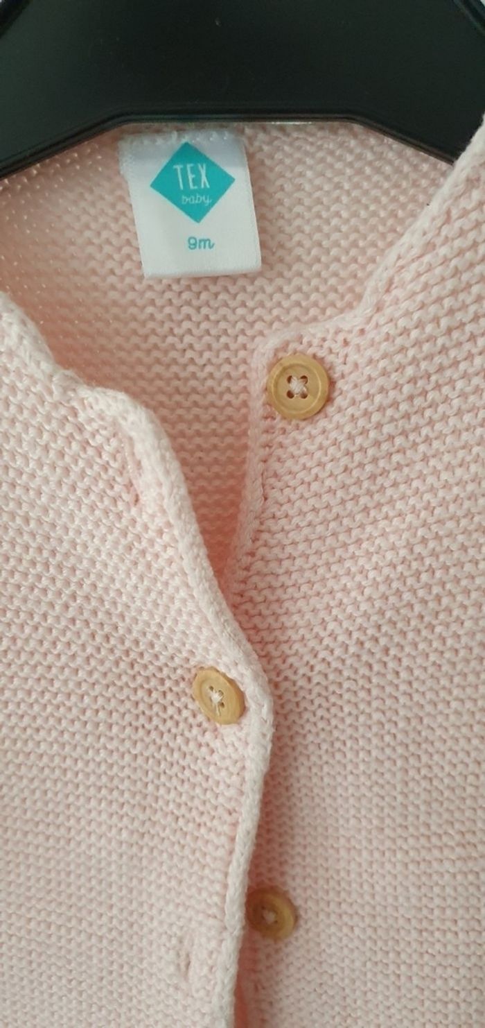 Gilet maille 9 mois fille - photo numéro 4