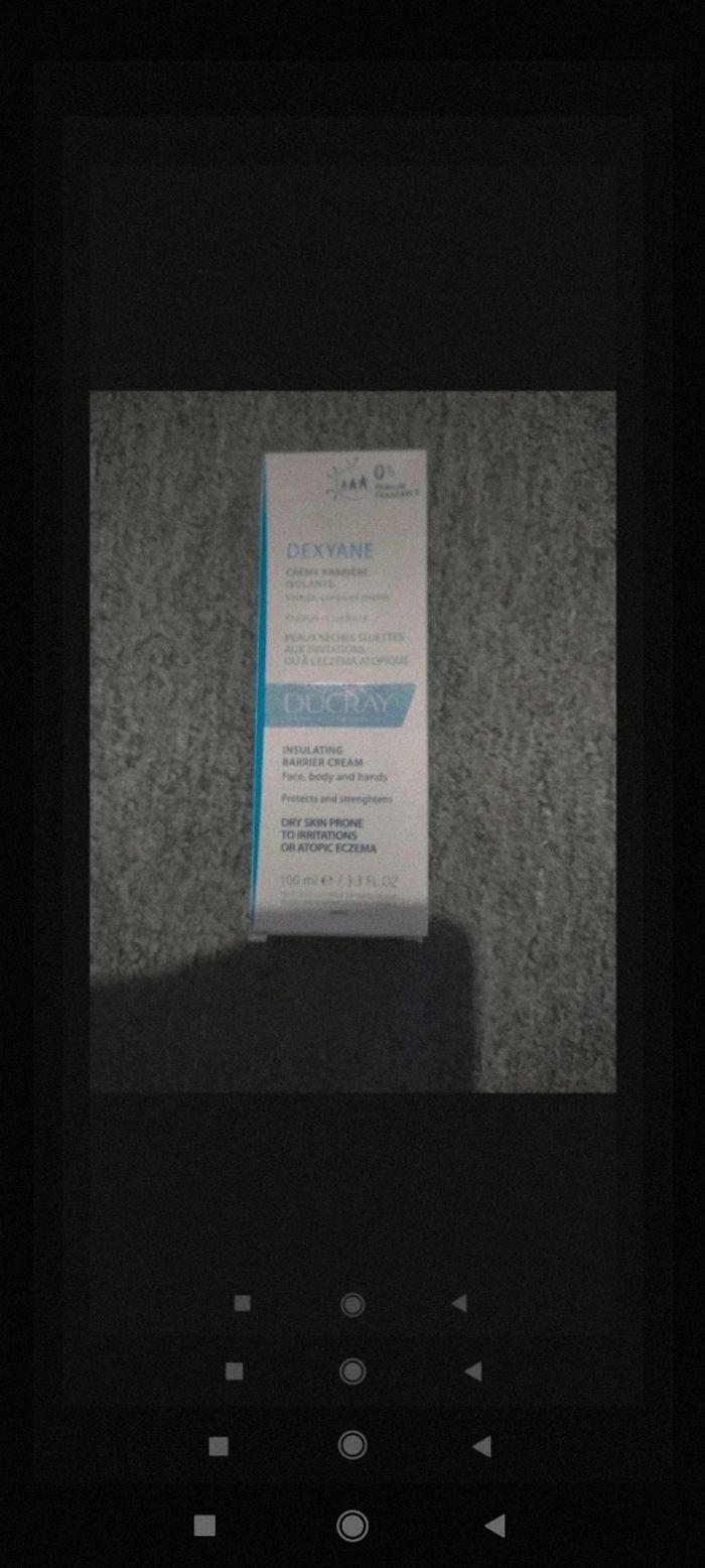Dexyane crème barrière