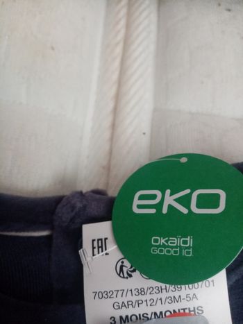 Pyjamas neuf avec etiquette de la Marque okaïdi