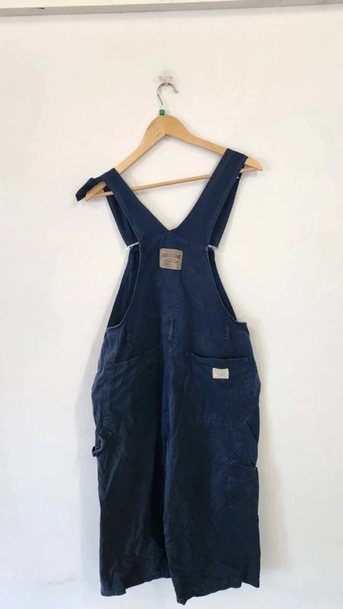 Jolie salopette en coton denim vintage taille 40 - photo numéro 5