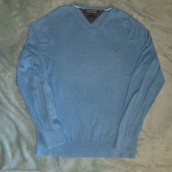 Pull Léger Col en V 🧥 Tommy Hilfiger  - Taille M