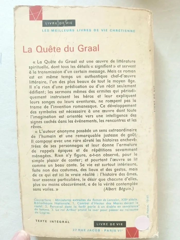 La Quête du Graal - Edition collector de 1965 - photo numéro 8