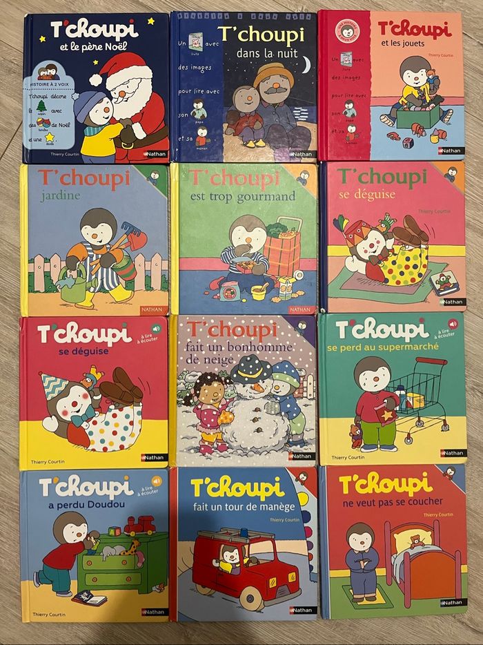 Lot livres tchoupi