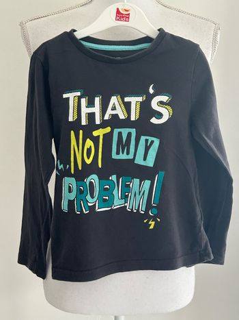 Tee shirt manches longues Kiabi taille 6 ans