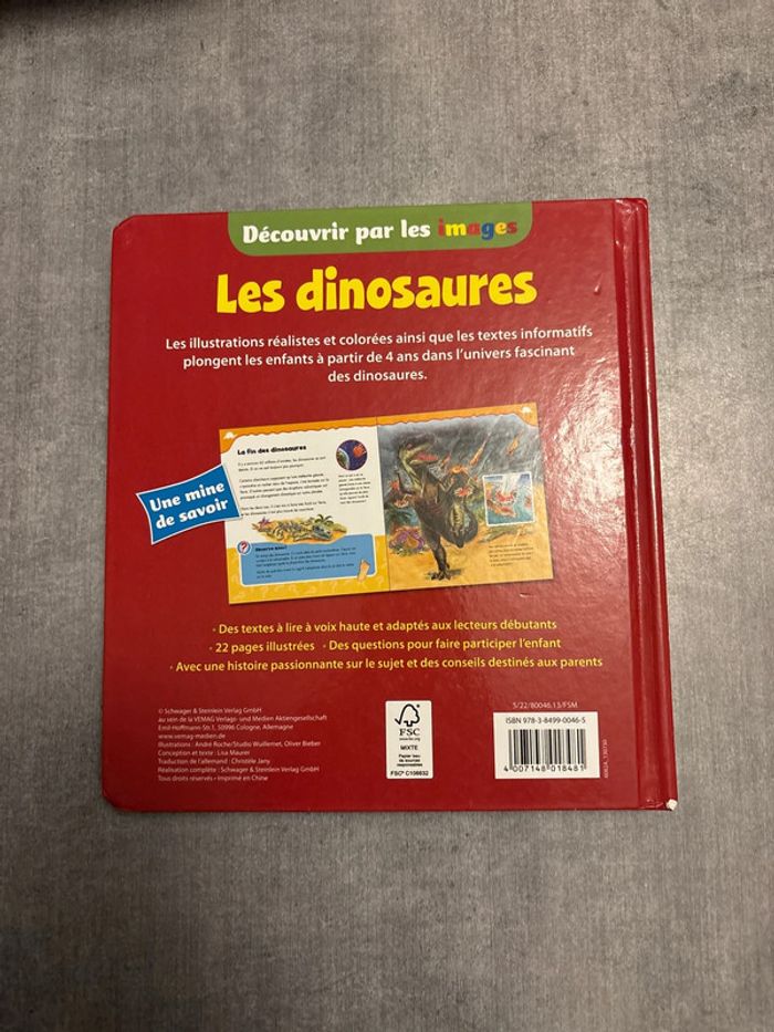 Livre découvrir par les images, les dinosaures - photo numéro 4