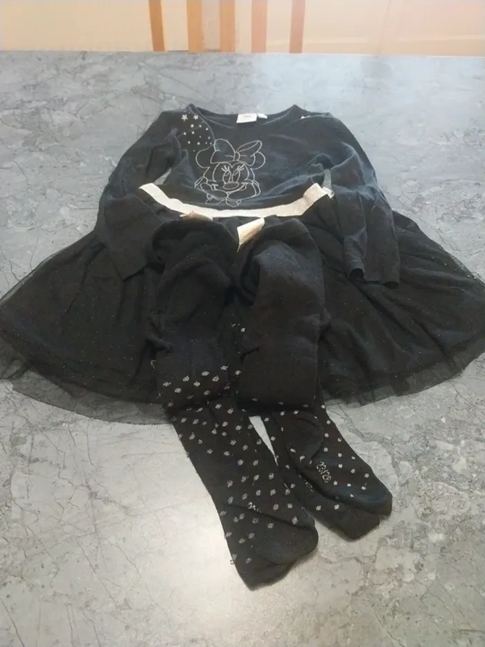 Robe avec collant 3 ans