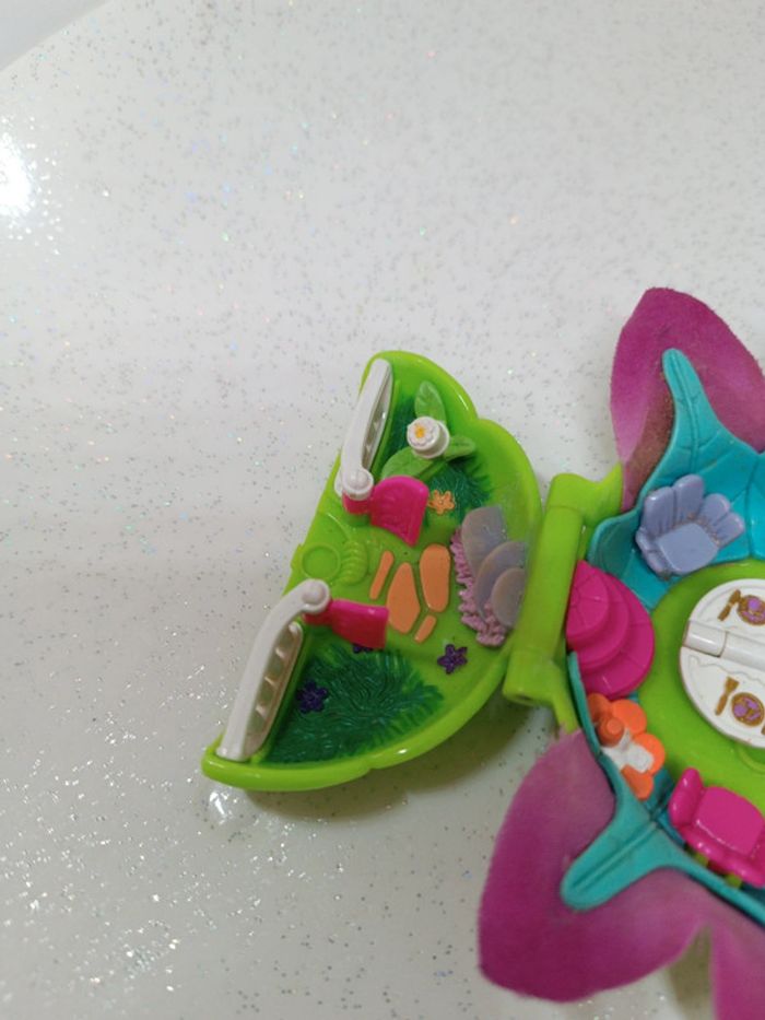 Polly pocket bluebird fleur totally flower boutique boutik dressmaker vintage doll poupée micro mini - photo numéro 3