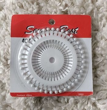 Lot de 40 épingles tête ronde