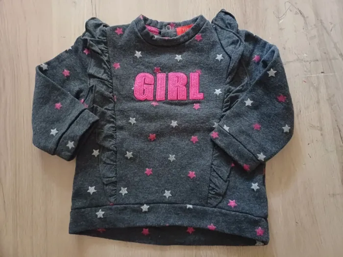 Sweat tissaia girl étoiles