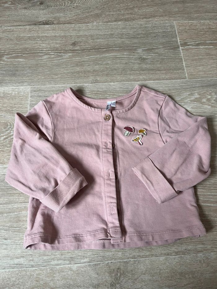 Gilet rose orchestra 18mois
