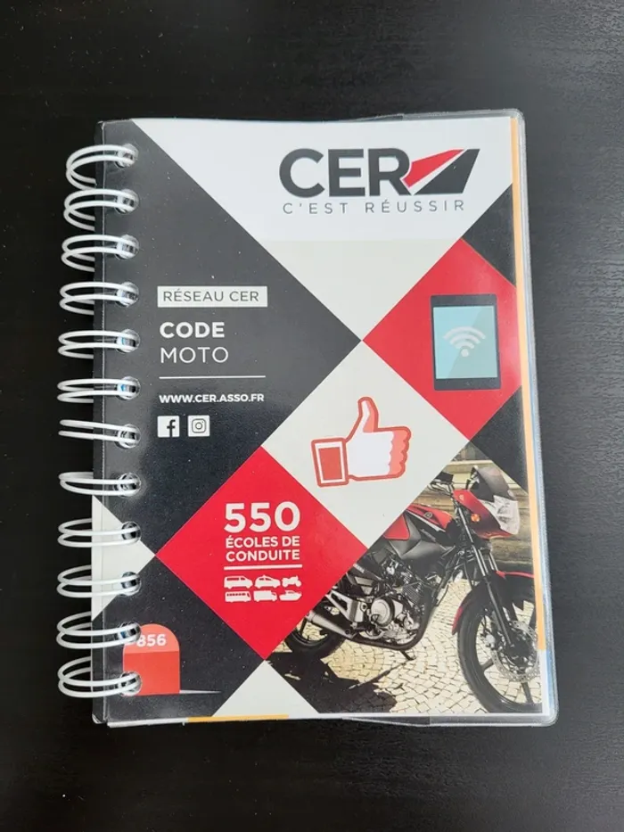 Livre / Carnet Code Moto