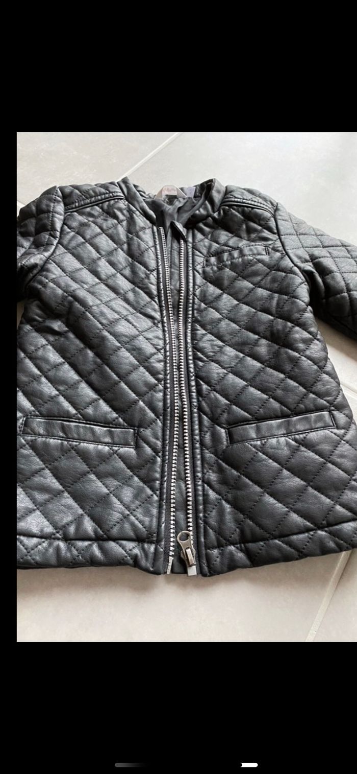 Manteau veste similicuir 4 ans - photo numéro 10