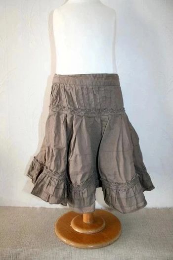 Jupe marron Tape à l'oeil taille réglable