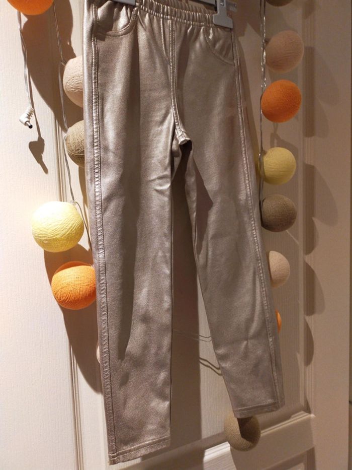 Legging calzedonia 5/6 ans doré - photo numéro 2