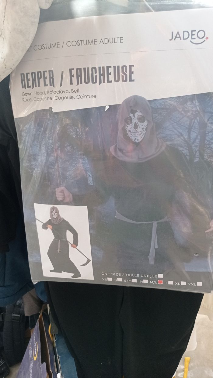 Déguisement halloween homme taille ML