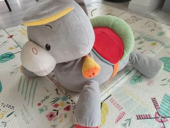 Grosse Peluche d'activité âne