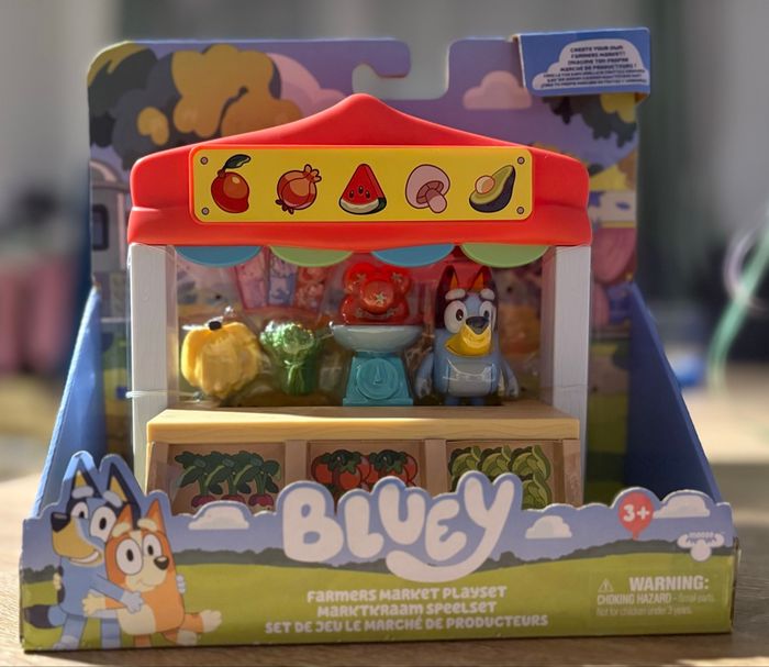 Bluey le marché de producteur.