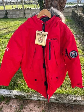 Blouson XXL rouge geographical norway