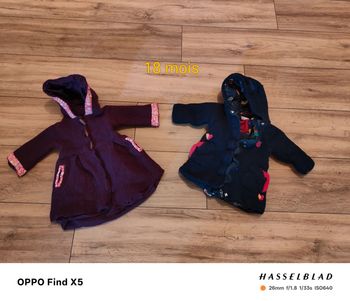 Lot de 2 manteaux