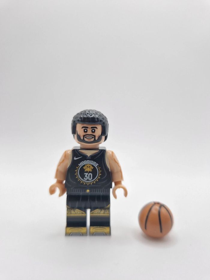 Figurine type lego Joueur de Basket Stephen Curry