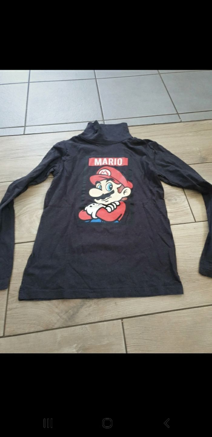 Sous-pull col roulé super Mario 12 ans - photo numéro 2
