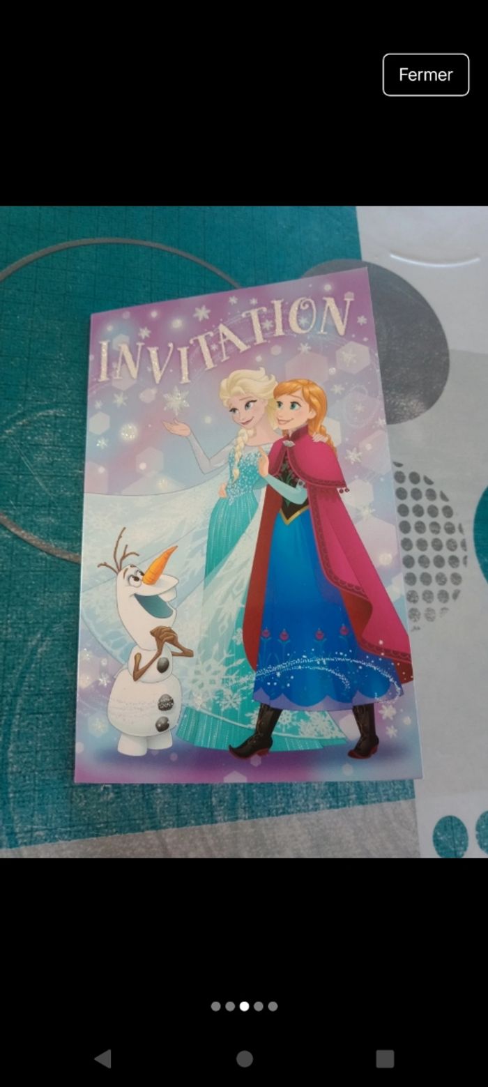 Invitations Reine des Neiges - photo numéro 3