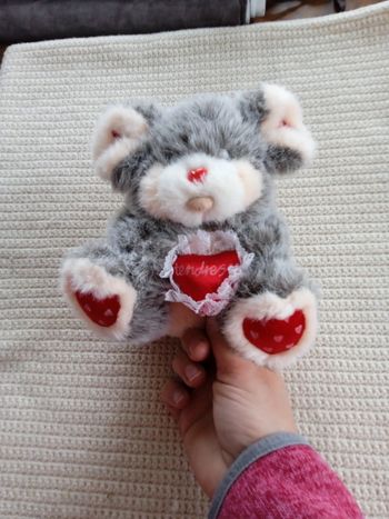 Peluche souris tendresse