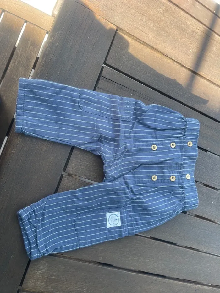 2 pantalons 6 mois Kiabi - photo numéro 2