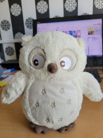 peluche veilleuse musical chouette