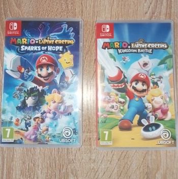 jeux Mario switch lapin cretin 