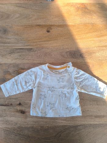 Tee-shirts manches longues étoiles 3 mois