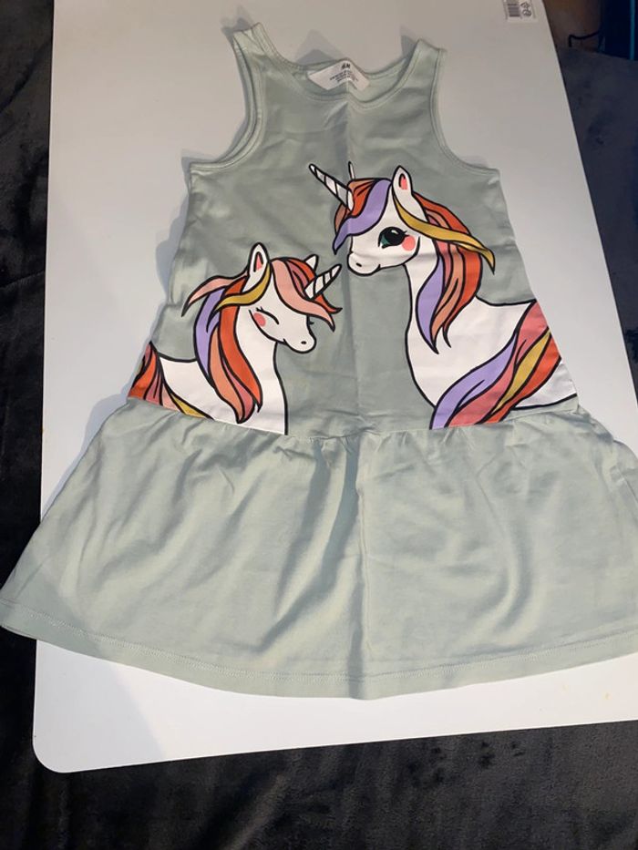 Lot de trois robes colorées, enfants, fille H&M, taille trois ans - photo numéro 2