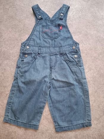 Salopette courte cadet Rousselle 2 ans