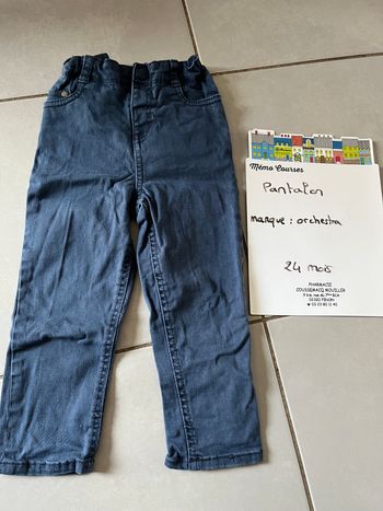 Pantalon garçon 24 mois