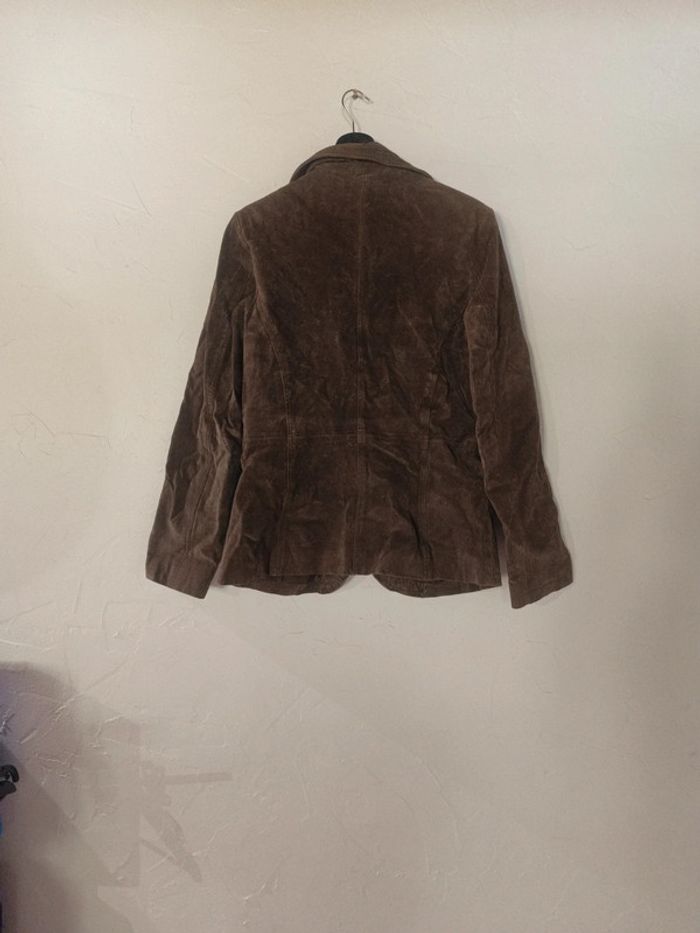 Blouson en daim T40 en très bon état - photo numéro 3