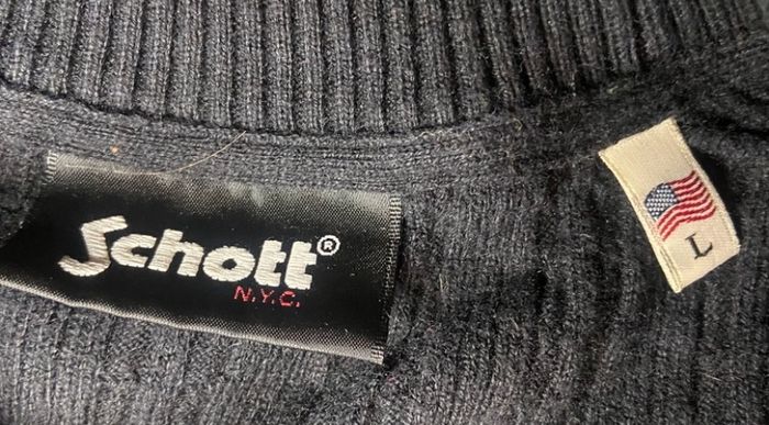 Pull »Schott »noir - photo numéro 7