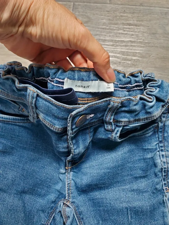 Jeans slim taille 9 ans très bon état - photo numéro 2
