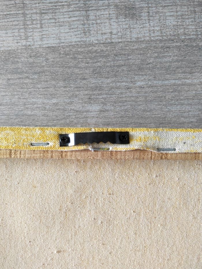 Tableau éléphant 40x40 cm – décoration murale bohème orange et doré - photo numéro 4