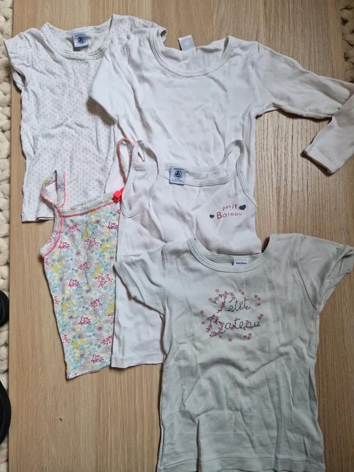 Lot de maillot de corp petit bateau