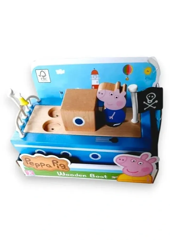 Peppa Pig Bateau en bois avec figurine - photo numéro 2